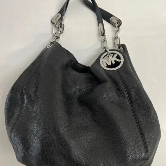 Michael Kors Black Leather hobo bag - Picture 8 of 8